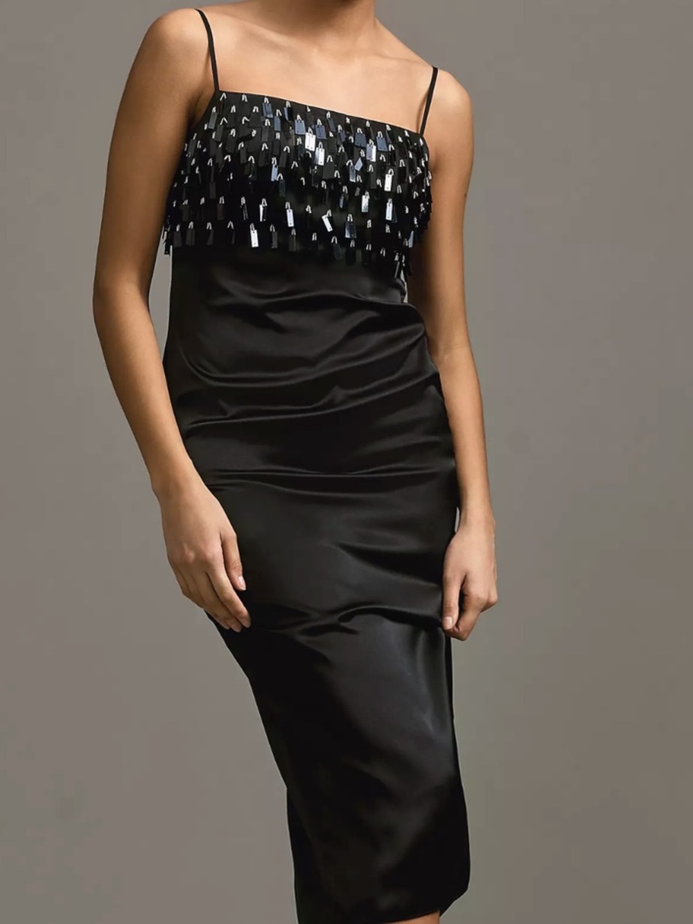 RHODE *NWOT* Gabriella Tassel Dress in Black - Medium